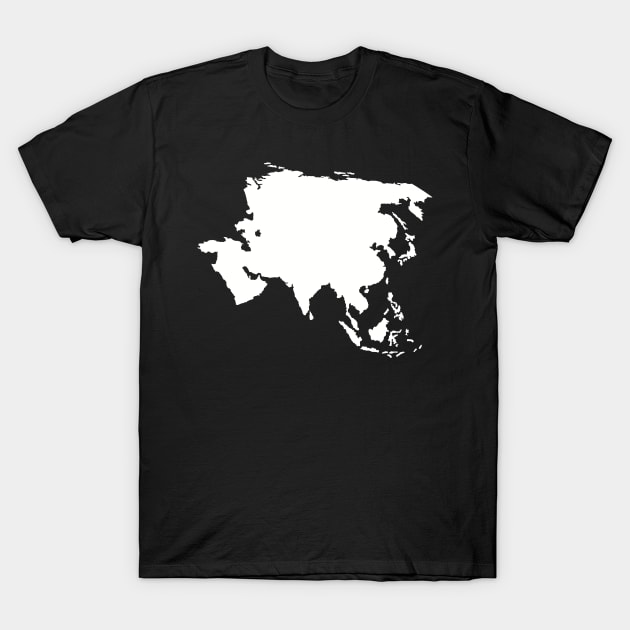 Asia map T-Shirt by Designzz